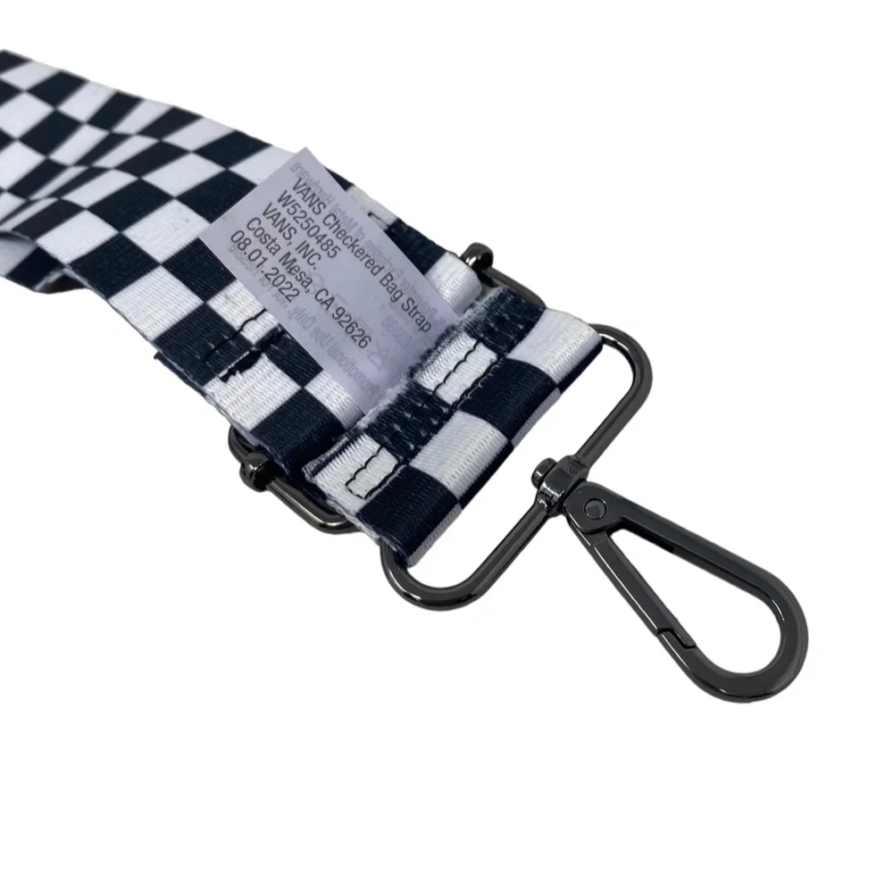 VANS Bag Strap Unisex Checkerboard Black White VN000CE9NOA - Picture 4 of 5